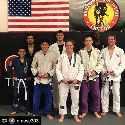 Great crew for Coach Gail's Jiu Jitsu Fundamentals class!