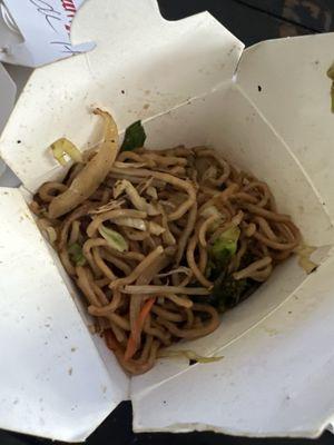 Vegetable chow mein