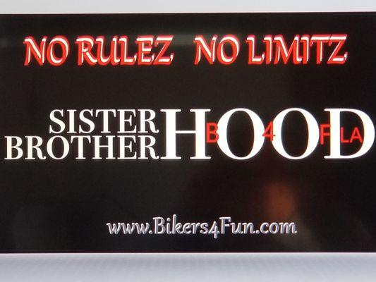 All riders and all brands are welcome to ride with Bikers4Fun.