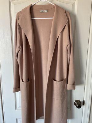 Beautiful blush Soft Yarn, Cardigan Coat