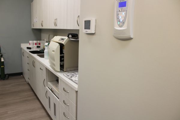 Prince Frederick dental center sterilization area