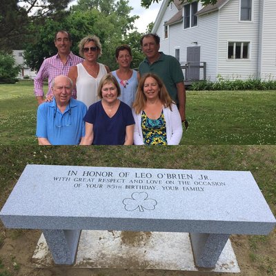 Granite Birthday Bench to Dad!