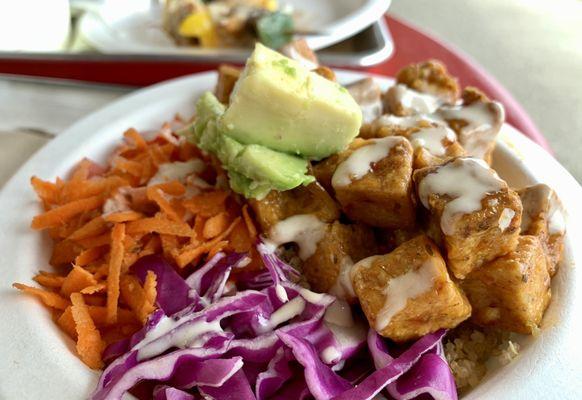 Spicy Tofu Quinoa Bowl