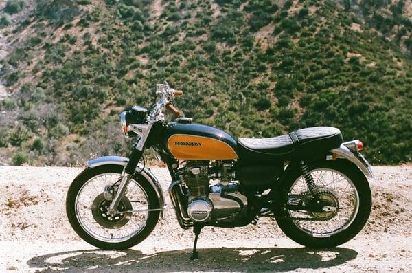 Vintage motorcycle restoration and more on display with Ophelia the 1976 CB550.