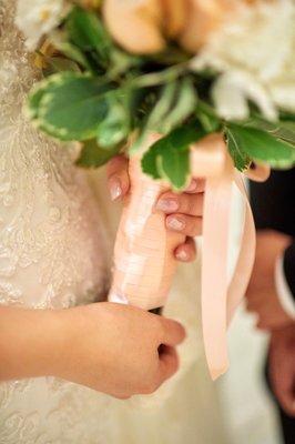 My wedding bouquet for the wedding ceremony at San Francisco City Hall