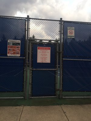 Tennis courts