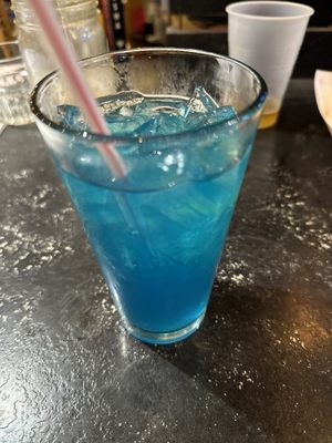 A fun drink the bartender was making off Pinterest