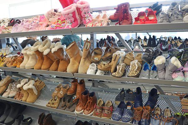 Interior of LaFayette Goodwill store - shoes