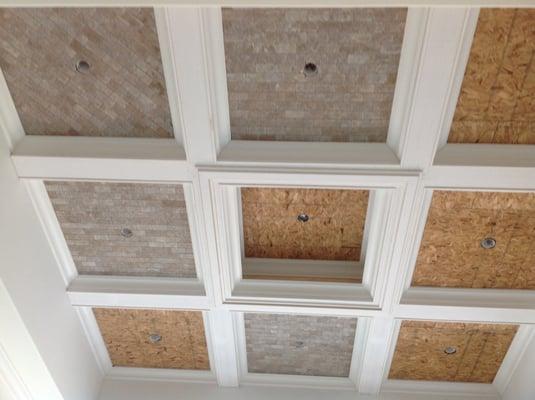 A unique coffered ceiling for VP. Mike.