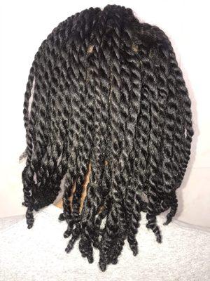 Twists are silky and luxurious