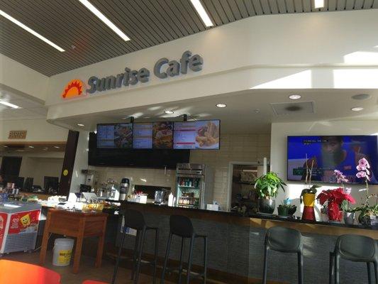 Cafe inside Sunrise Ford