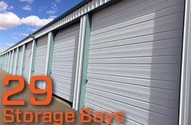 All our storage bays are powered and secured by 24 gated access.