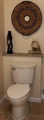 Oasis Bathroom Remodel with Custom Toilet Feature