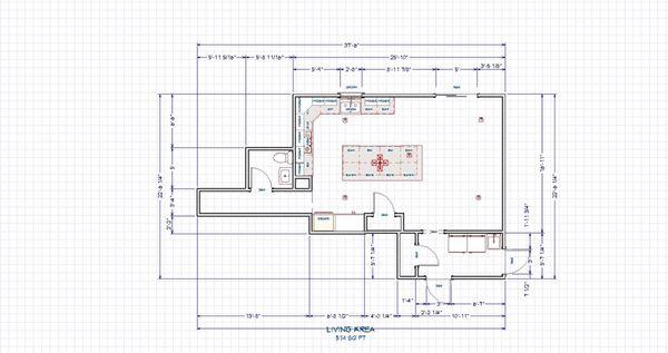 recent kitchen layout