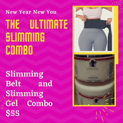 Monthly deal slimming wrap and slimming gel combo