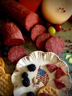 Lehr's Jalapeno pepper jack summer sausage