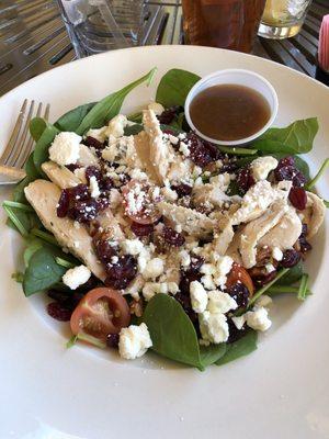 Pecan cranberry chicken salad.