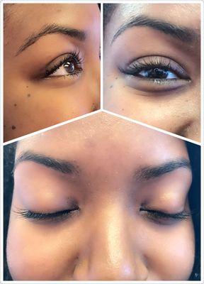 Effect Pictures of Eyelash extension from our beautiful client.