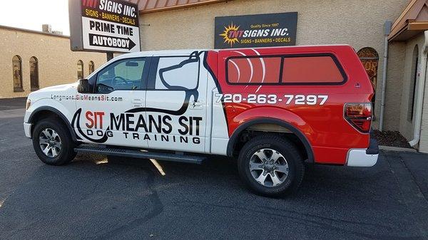 Vehicle wrap and decals!