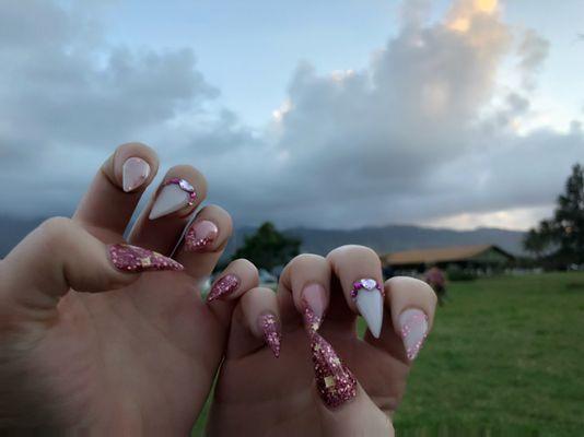 Valentines nails