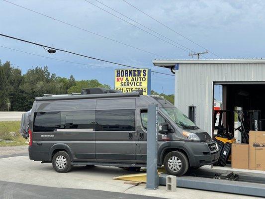 Great place for your RV, they did a great job with propane very helpful etc.!!