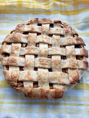 Gluten free, vegan apple pie