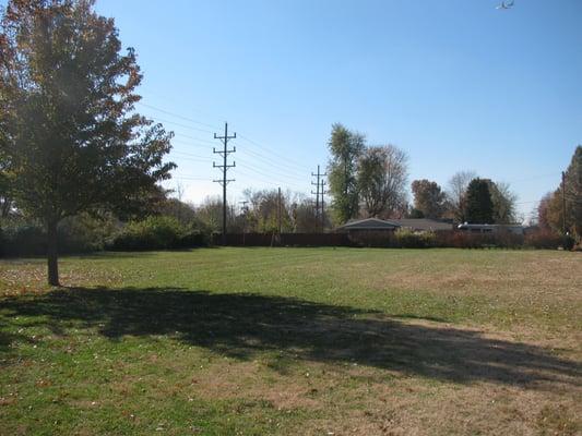 There is a good sized flat field at this park that could be used for just about anything.