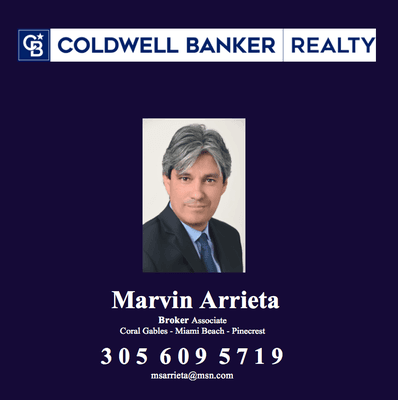 Coldwell Banker Coral Gables - Marvin Arrieta 305 609 5719