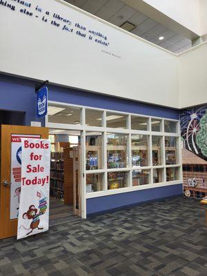 The Friends of Porter Public Library's used bookstore, the Book Nook, is in the library lobby.