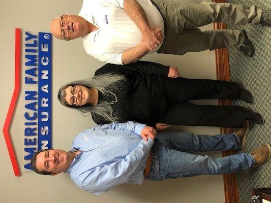 Michael Corna, Agent. Cortney Perry, Customer Service Rep. Ray Boling, Sales Specialist.