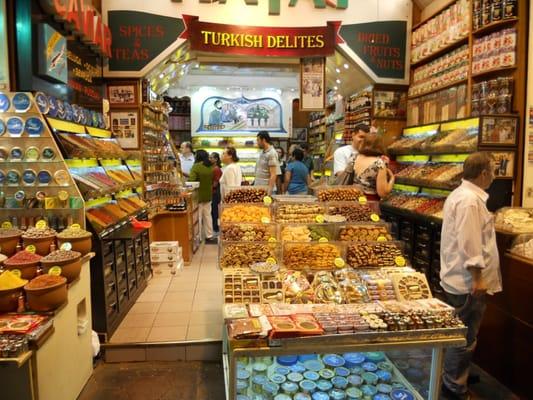 Roaming in famous Bazar in Istanbul