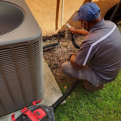 Cleaning AC lines