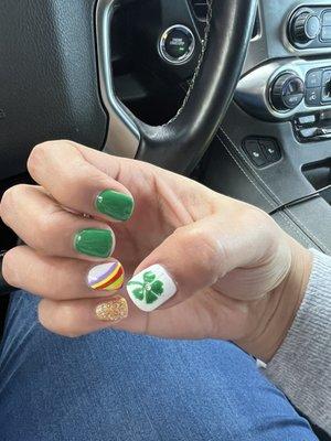 St Patricks Nails