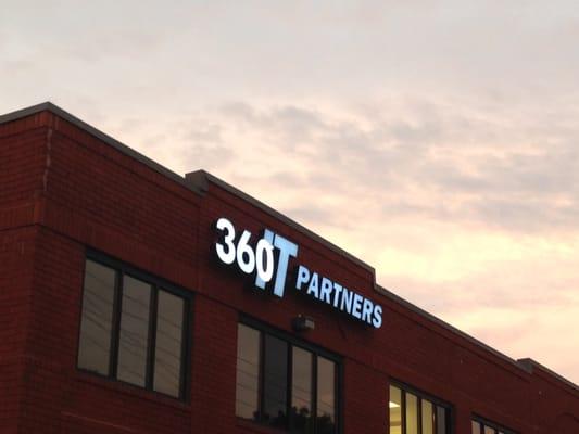 360IT PARTNERS at dusk.