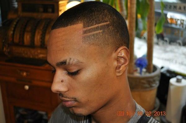 Taper w/design