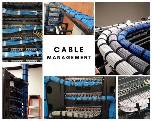 Cable Management work done by us.