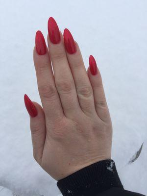 My sexy Christmas nails -done by t