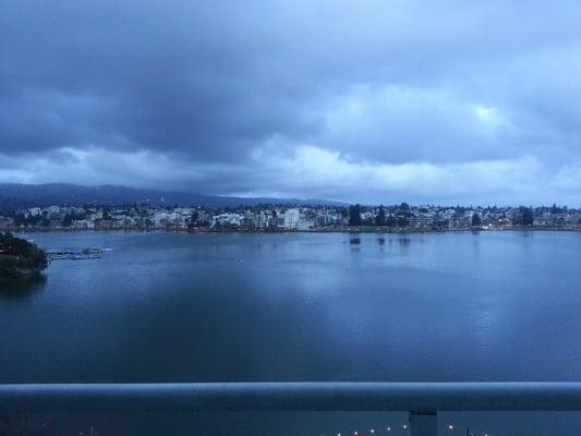 A view from the 6th floor balcony facing the lake