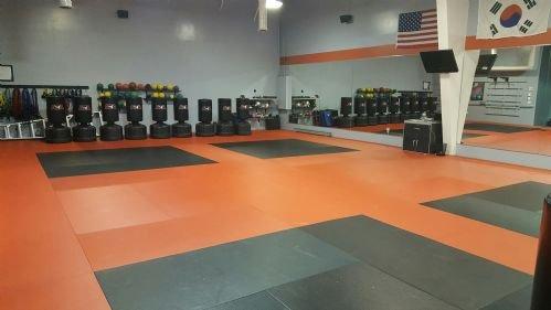 We have approximately 1300 square feet of mats on our back workout floor.