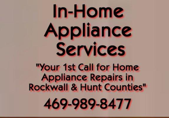 In Home Appliance Service