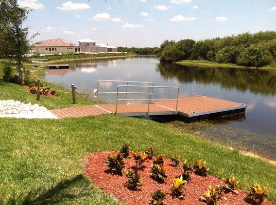 Dock in fiddlers Creek