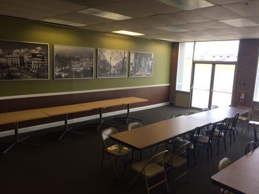 Our conference room can be rented by the hour to host personal or corporate events.