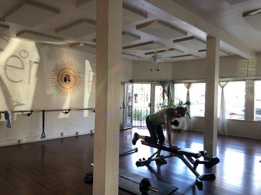 Such a magical space to do personal training.