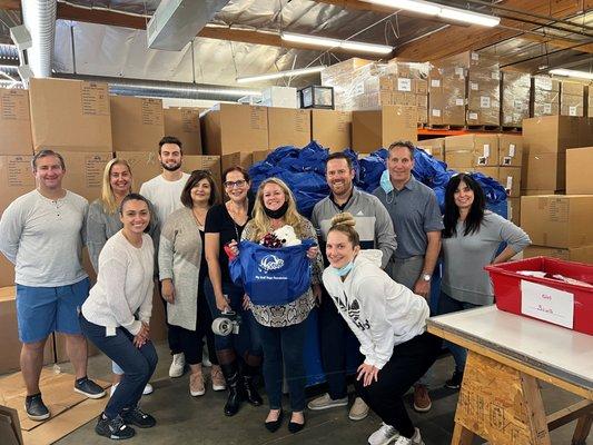 Beer Financial Group stuffed 400 My Stuff Bags!