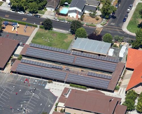 Arial View of Queen of Apostles