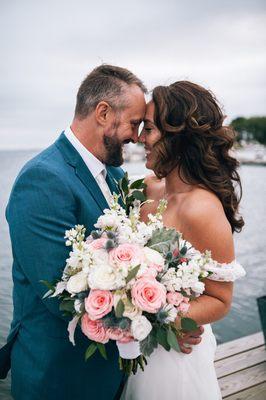 Bride and a groom