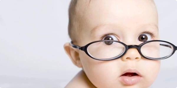 This little guy loves his glasses!!