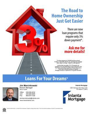 Do you qualify for a 3% down payment conventional mortgage?