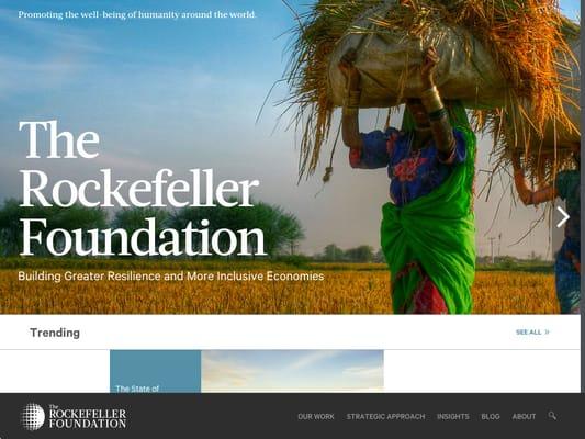 The Snug was part of the Development team for the website for The Rockefeller Foundation.
 
 View Project: http://thesn.ug/2gd02RU