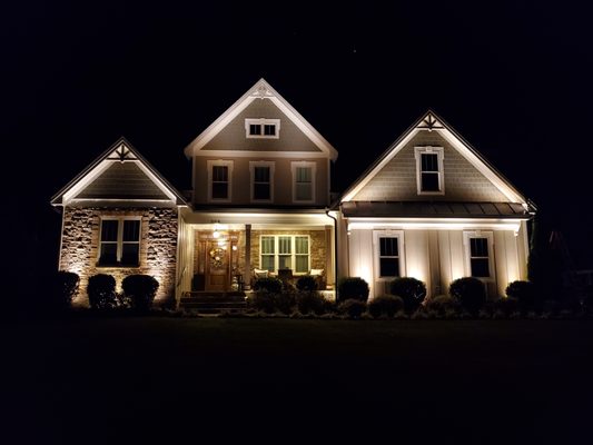 Outdoor Lighting Installed by Trident Residential Solutions